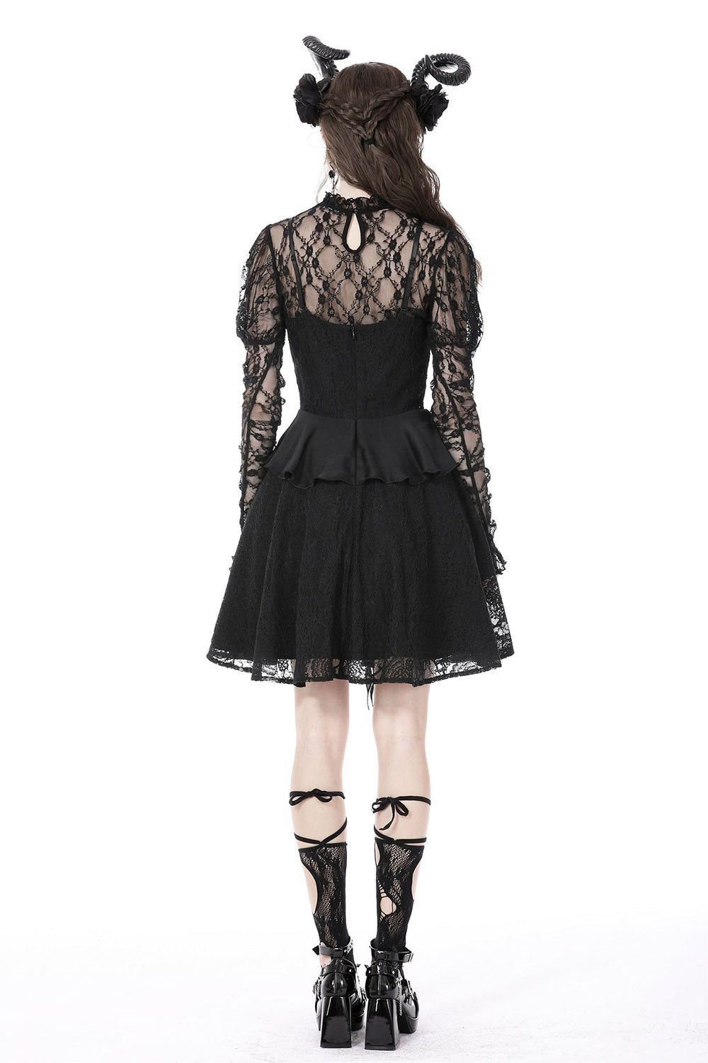 Dracul Puffed Sleeve Blouse sold by Vampire Freaks product image thumbnail 3