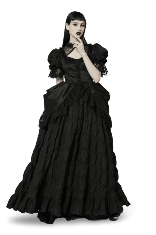 Vampire Goth Bustle Ball Gown sold by Vampire Freaks