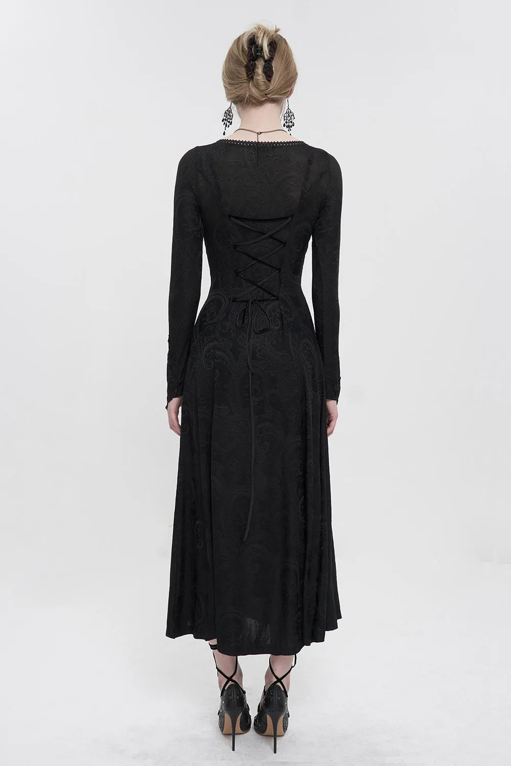 Melacholy Maxi Dress sold by Vampire Freaks product image thumbnail 5