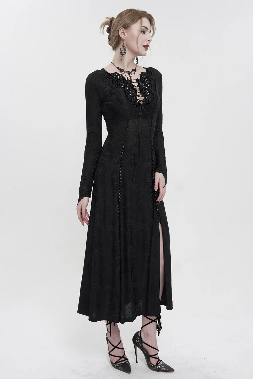 Melacholy Maxi Dress sold by Vampire Freaks