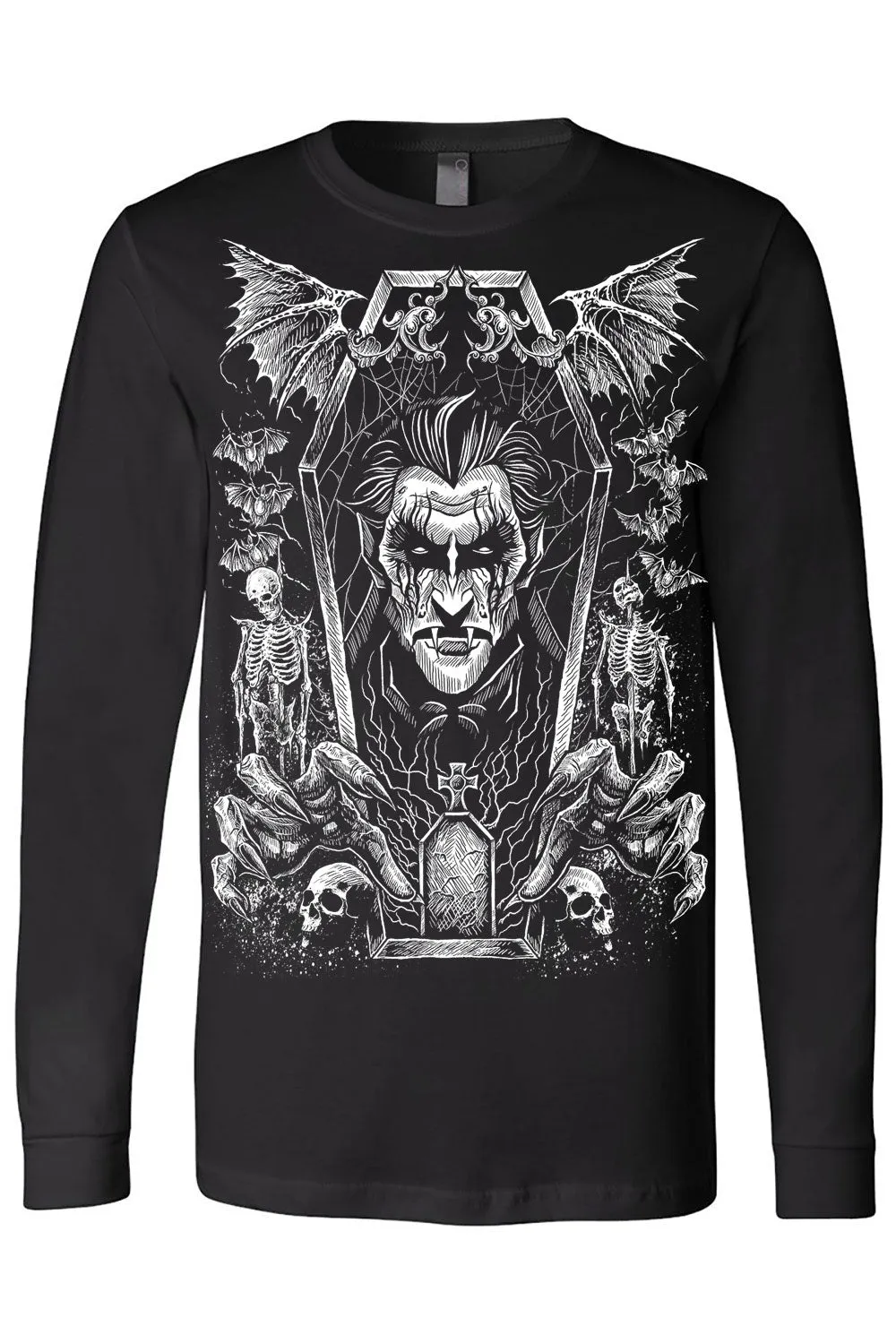 Count Dracula T-shirt sold by Vampire Freaks product image thumbnail 3