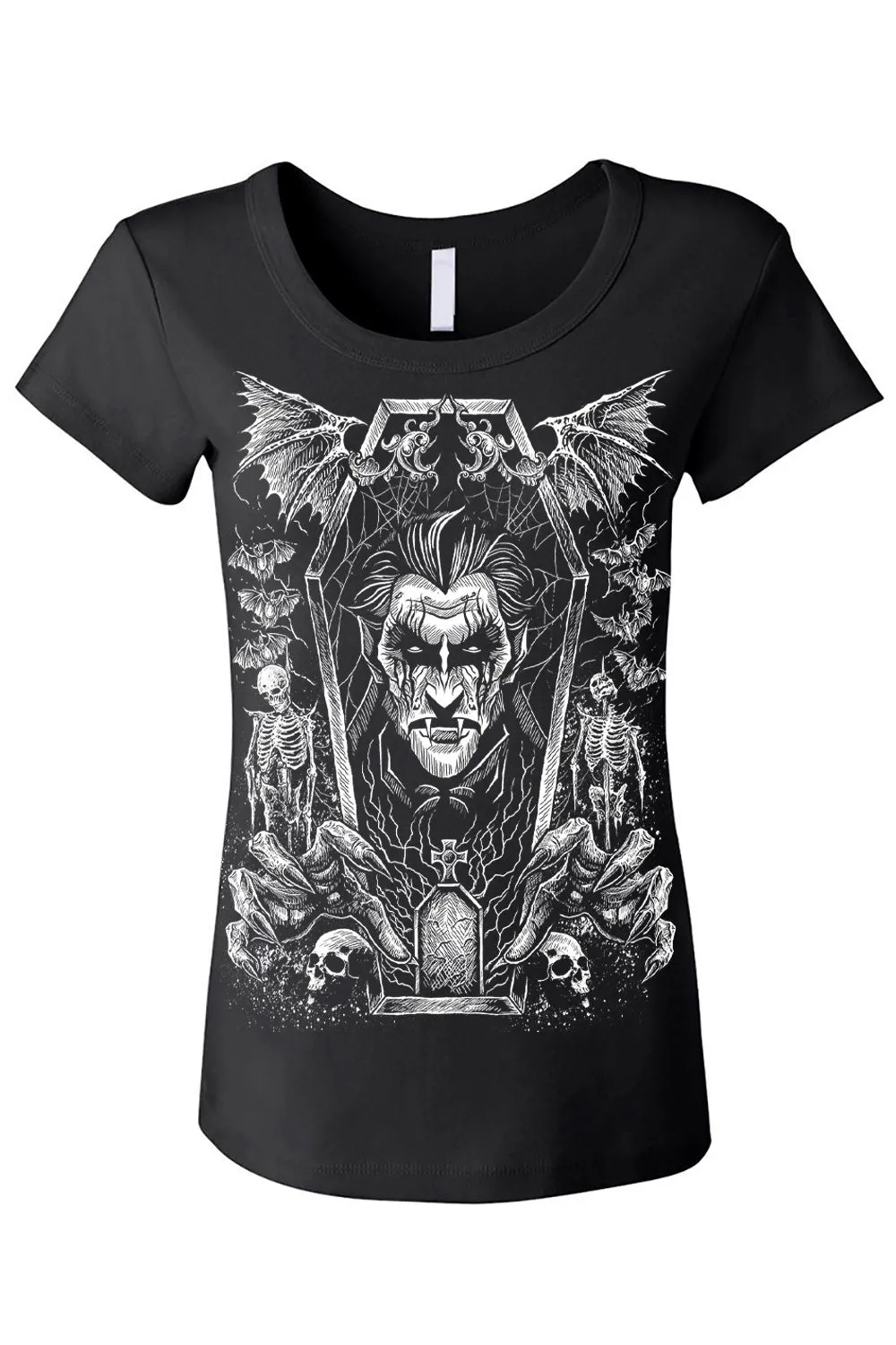 Count Dracula T-shirt sold by Vampire Freaks product image thumbnail 5