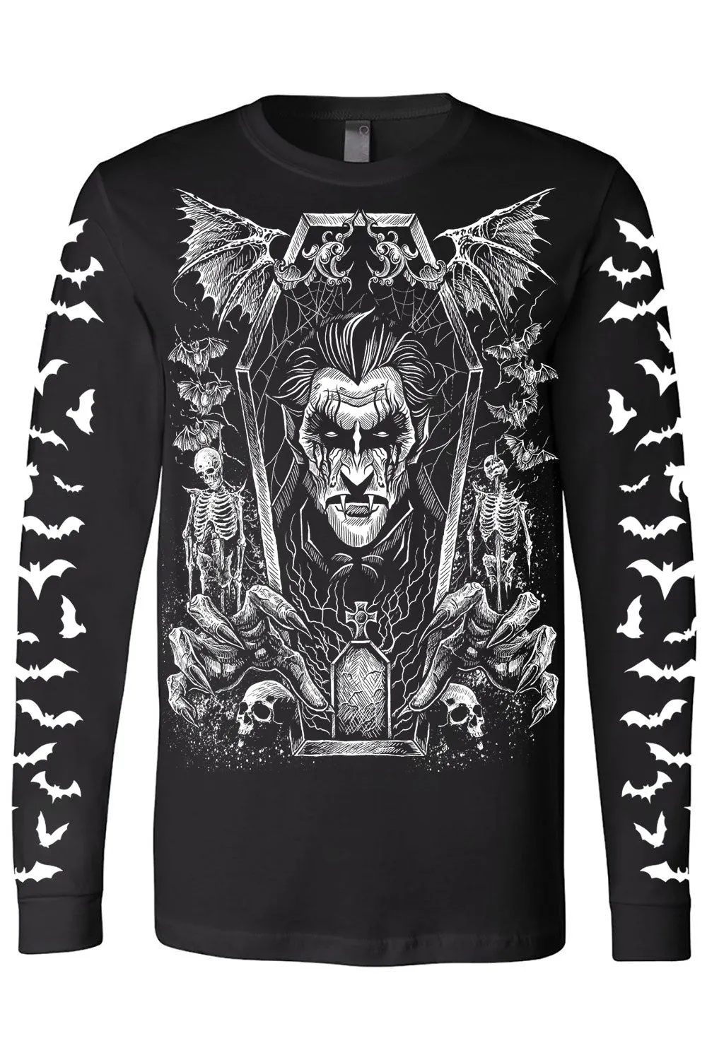 Count Dracula T-shirt sold by Vampire Freaks product image thumbnail 4
