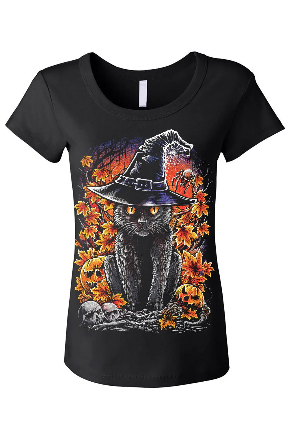 Witch's Familiar T-shirt sold by Vampire Freaks product image thumbnail 4