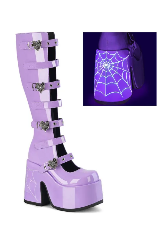 Buried Violets Platform Boots [CAM223/LV] sold by Vampire Freaks