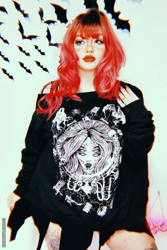 Fortune Teller Hoodie [Zipper or Pullover] sold by Vampire Freaks