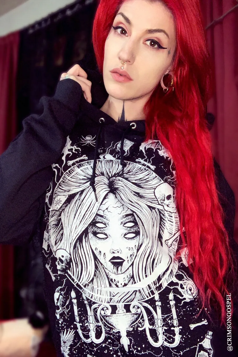 Fortune Teller Hoodie sold by Vampire Freaks product image thumbnail 2