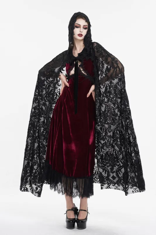 Enchanted Woods Flocked Cloak sold by Vampire Freaks