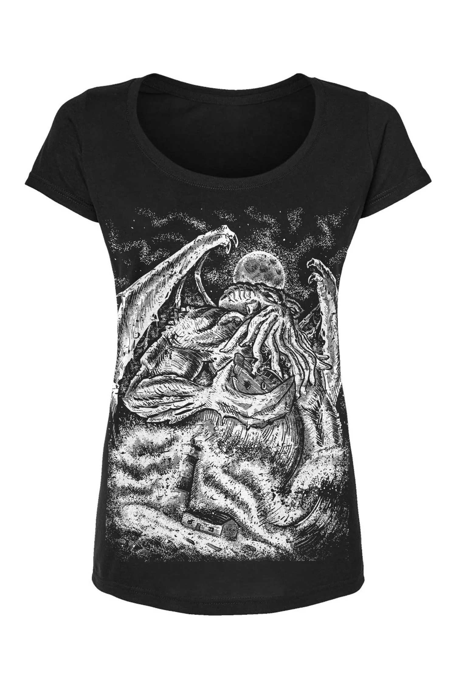 Cthulhu's Wrath T-shirt sold by Vampire Freaks product image thumbnail 4