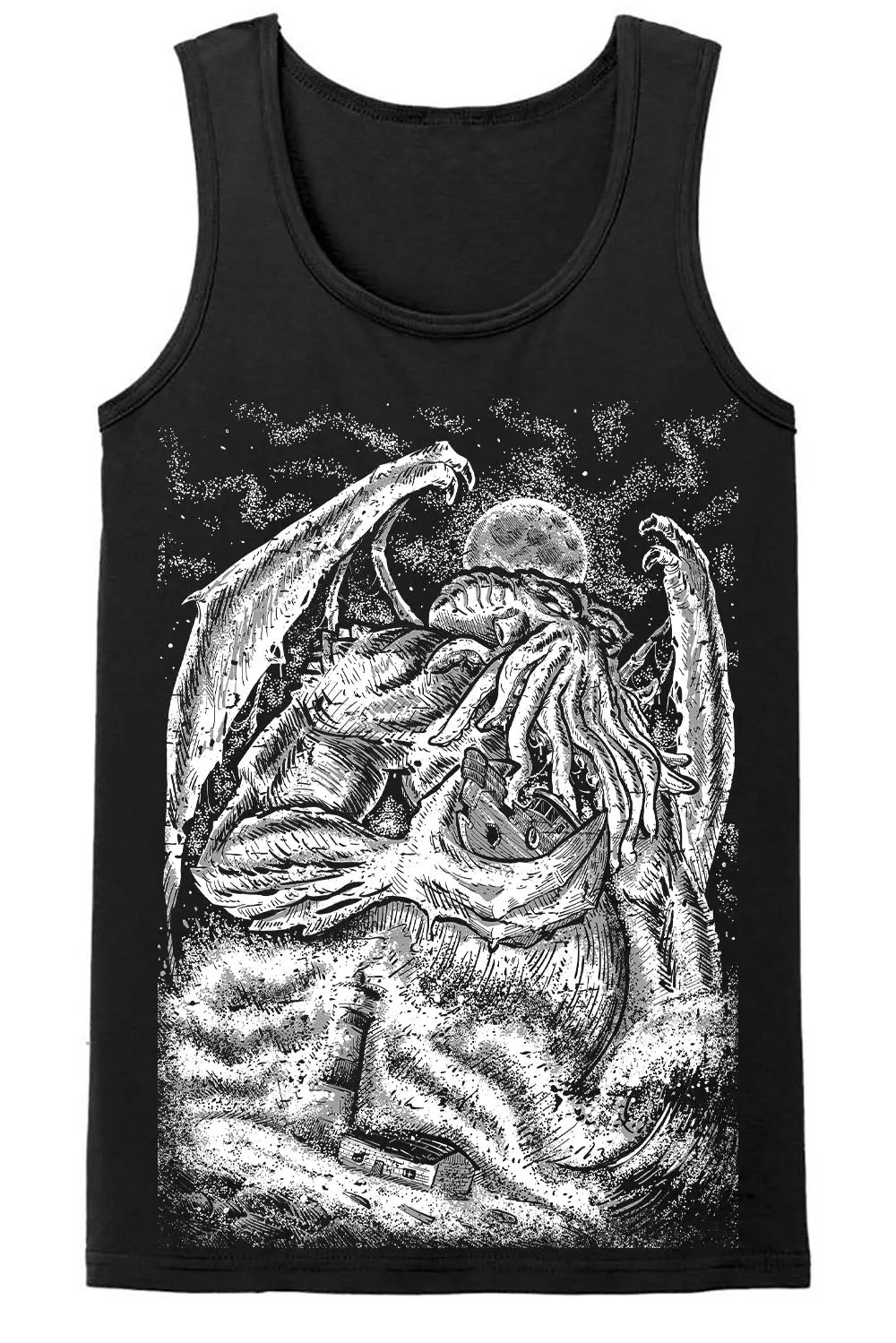 Cthulhu's Wrath T-shirt sold by Vampire Freaks product image thumbnail 5