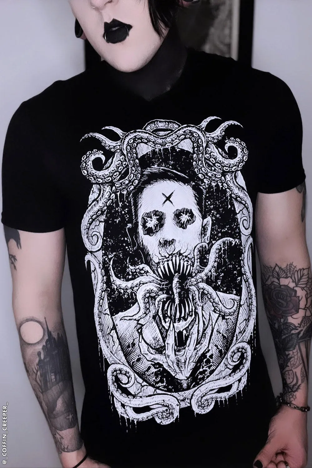 H.P. Lovecraft T-shirt sold by Vampire Freaks