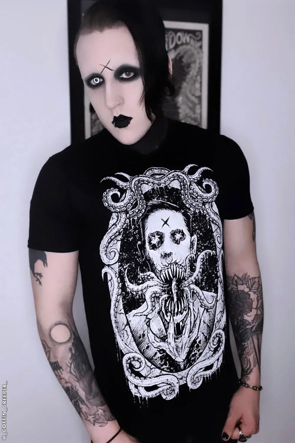 H.P. Lovecraft T-shirt sold by Vampire Freaks product image thumbnail 3