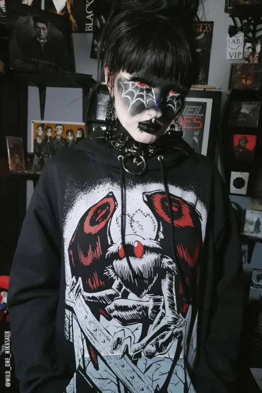 Mothman of Point Pleasant Hoodie [Zipper or Pullover] sold by Vampire Freaks