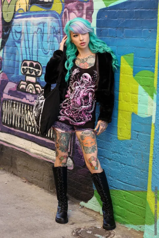 Gore Fiend Tee [PINK] sold by Vampire Freaks