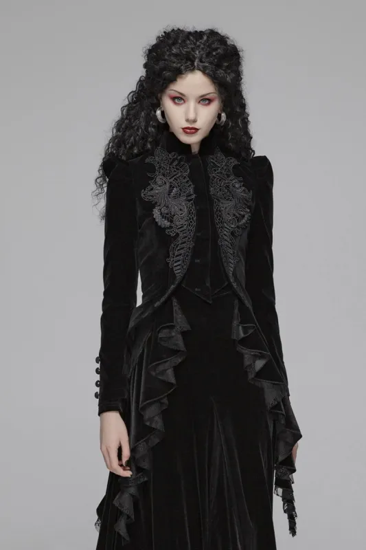 Vampire Goth Velvet Coat sold by Vampire Freaks