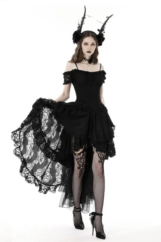 Romantic Ruffles High Low Dress sold by Vampire Freaks