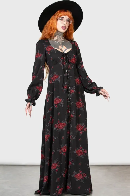 Hail Pandora Maxi Dress made by Killstar