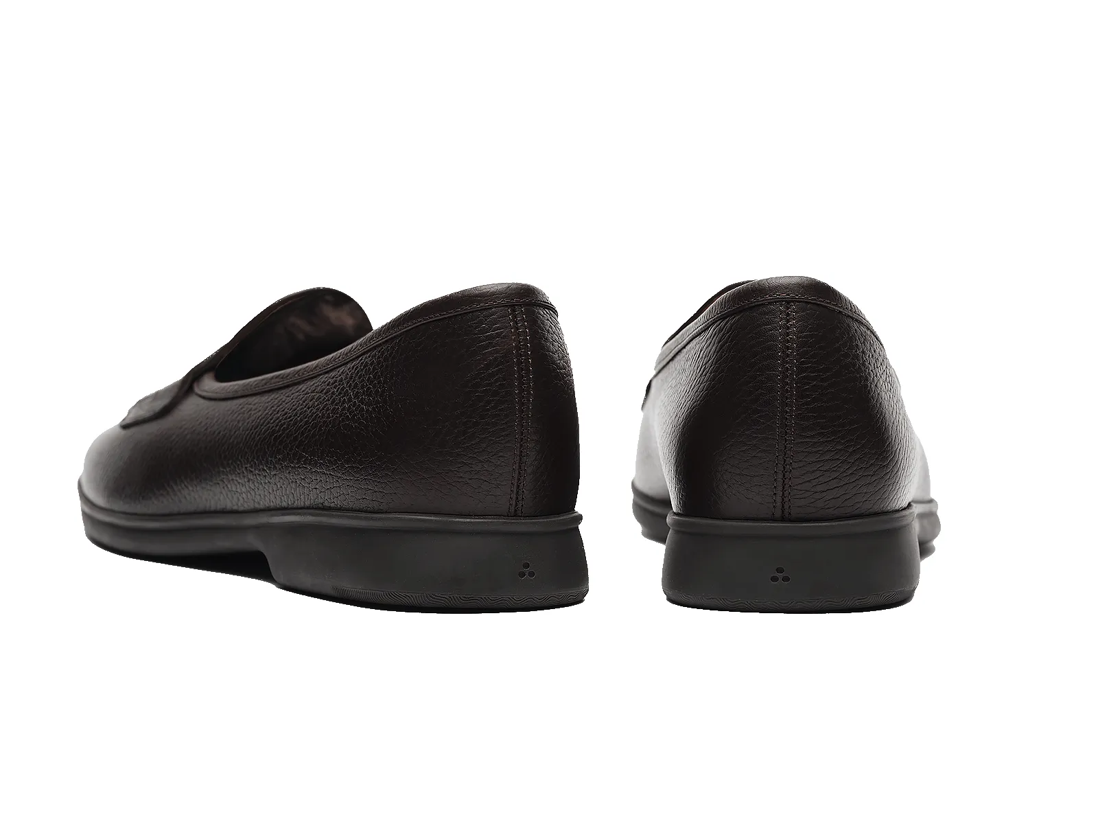 Stride Penny Loafers in Dark Brown Moorland Calf with Shearling Lining sold by Baudoin & Lange product image thumbnail 5