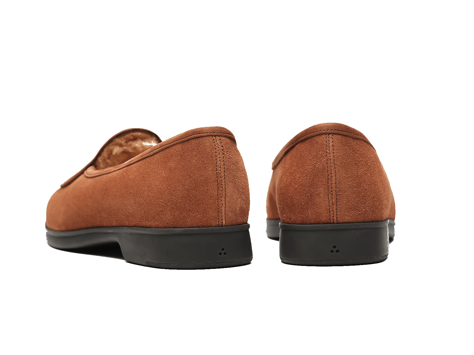 Stride Loafers in Moyen Brown Suede with Shearling Lining sold by Baudoin & Lange product image thumbnail 4