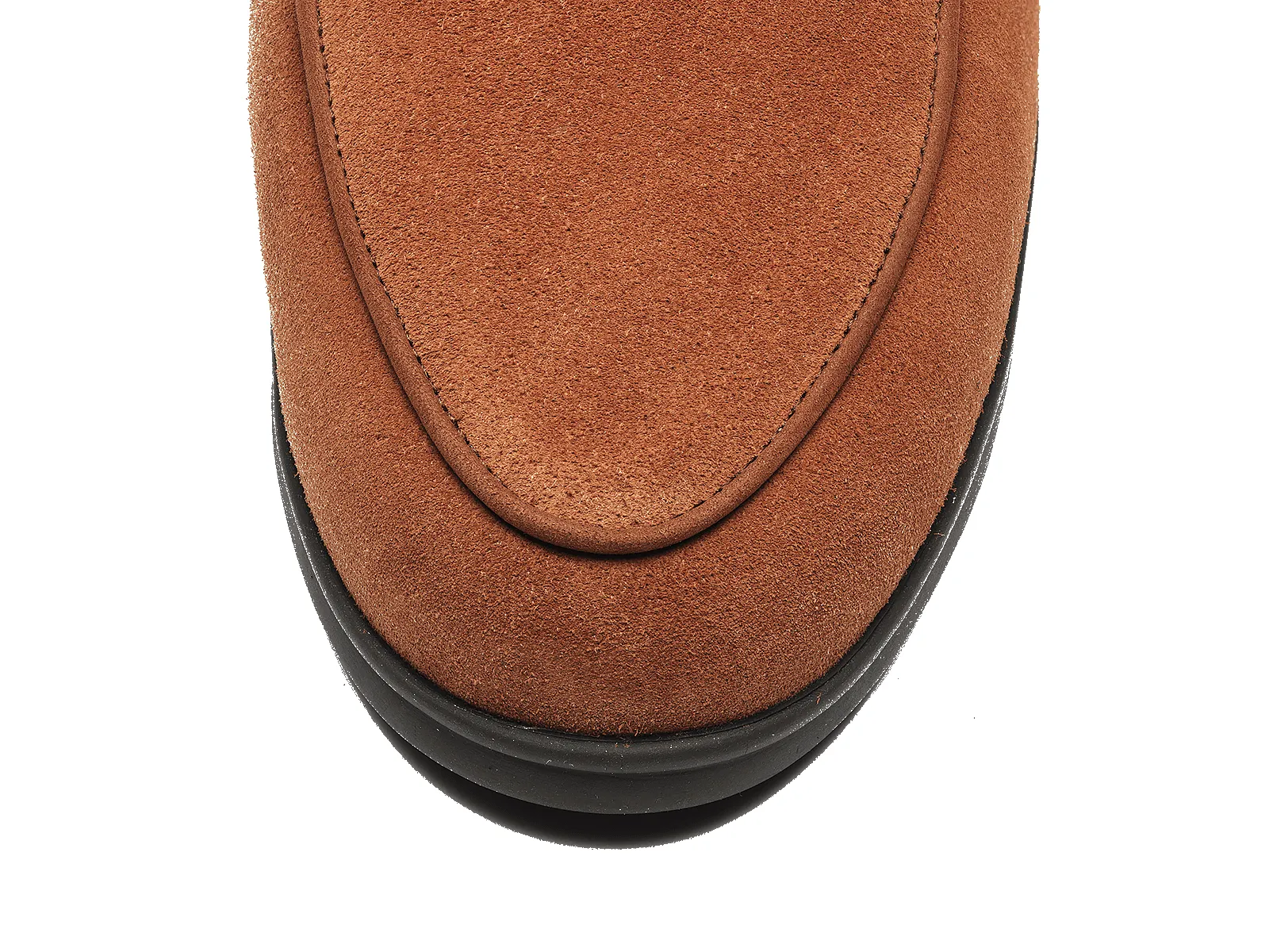 Stride Loafers in Moyen Brown Suede with Shearling Lining sold by Baudoin & Lange product image thumbnail 5