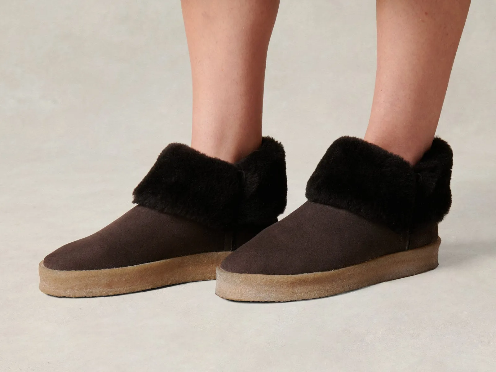 Winema Boots in Dark Brown Shearling Suede sold by Baudoin & Lange product image thumbnail 2