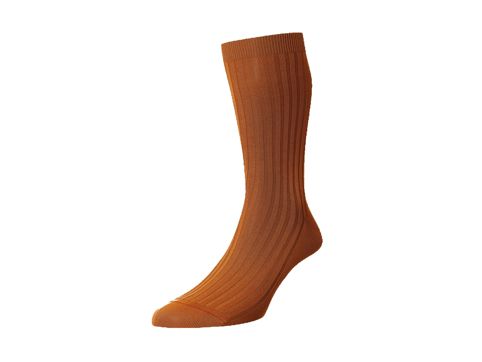 Cotton Socks in Cumin Orange sold by Baudoin & Lange