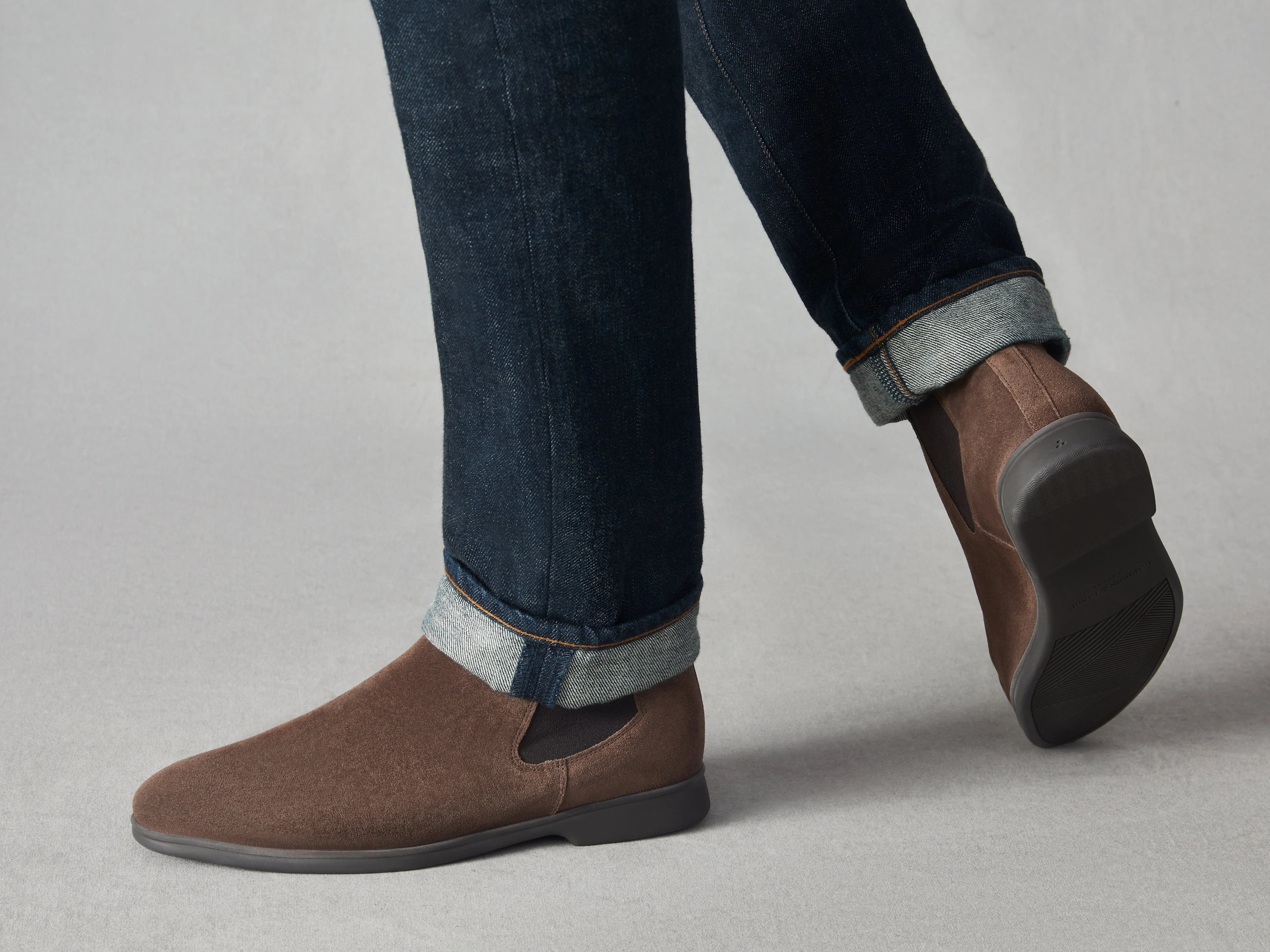 Rover Boots in Deep Taupe Glove Suede Dark Sole sold by Baudoin & Lange product image thumbnail 2