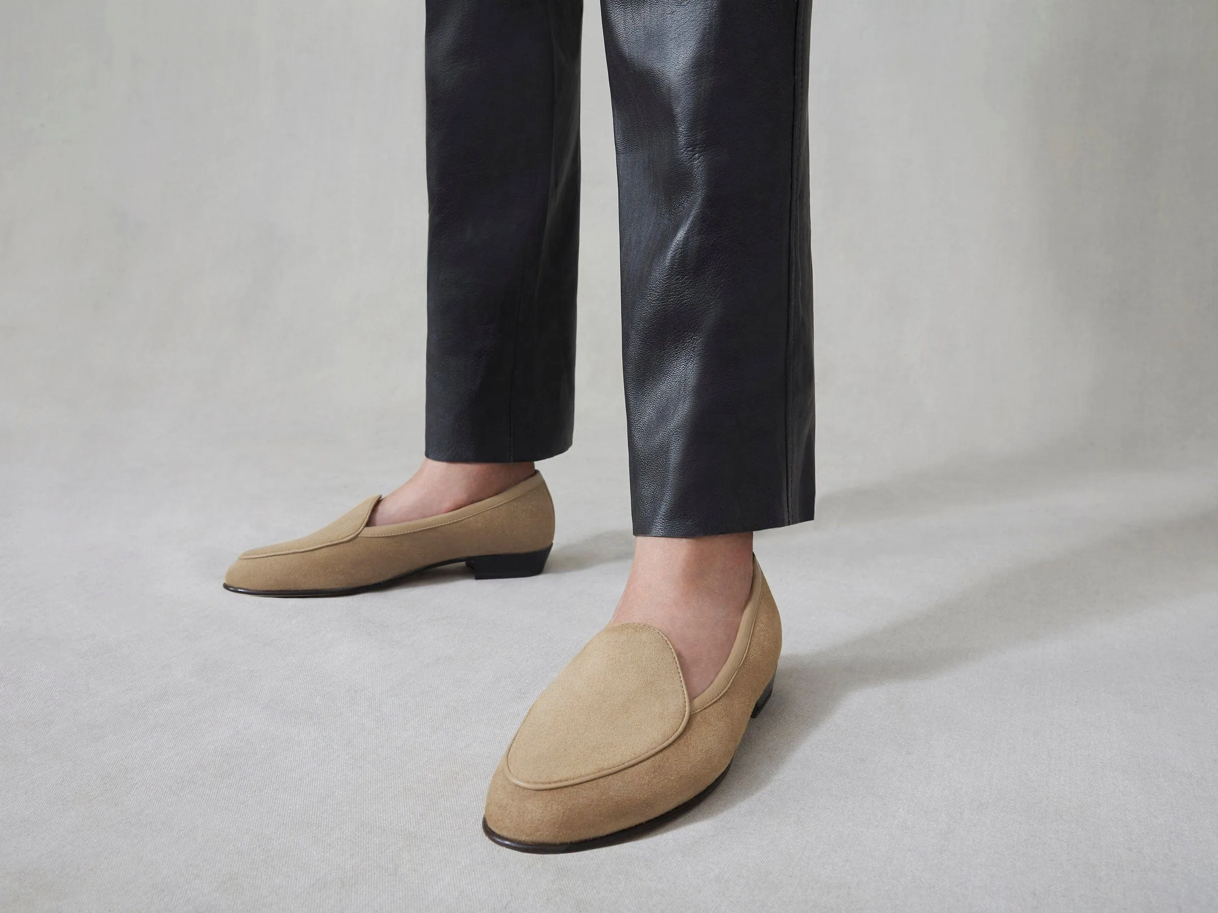 Sagan Classic Loafers in Sahara Asteria Suede sold by Baudoin & Lange product image thumbnail 3