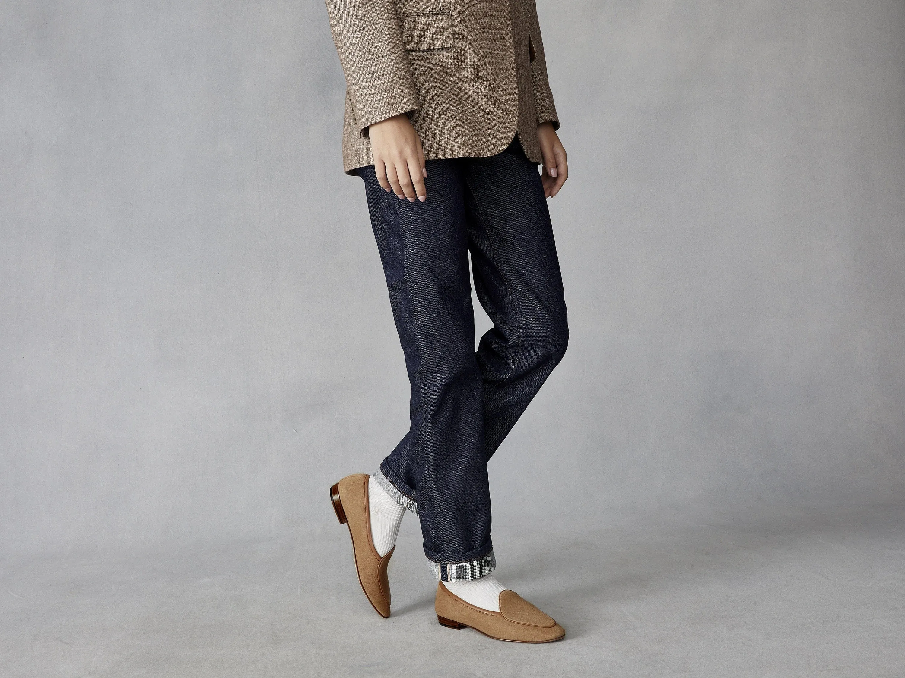 Sagan Classic Loafers in Alezan Asteria Suede sold by Baudoin & Lange product image thumbnail 5