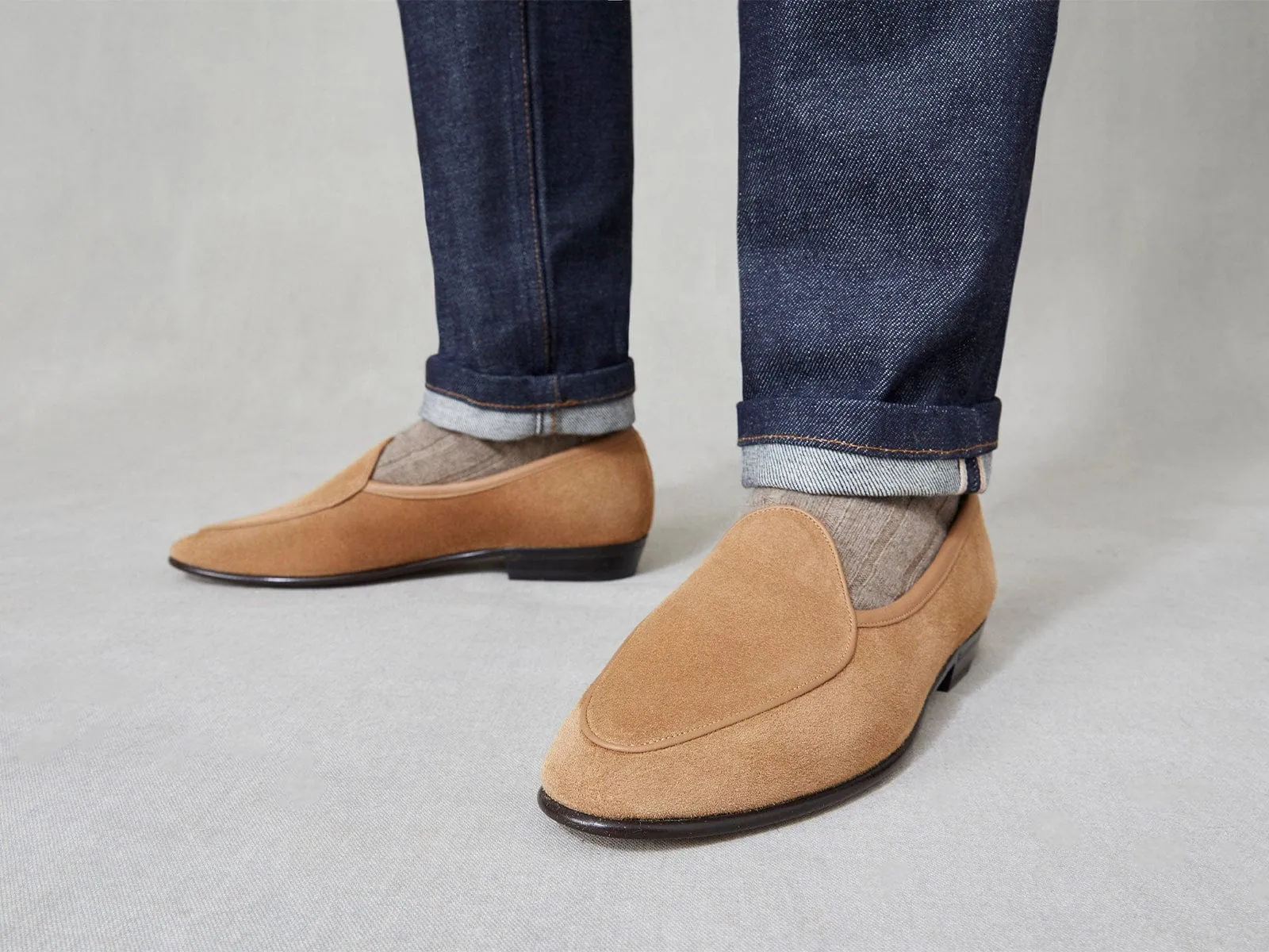 Sagan Classic Loafers in Sahara Asteria Suede sold by Baudoin & Lange product image thumbnail 2