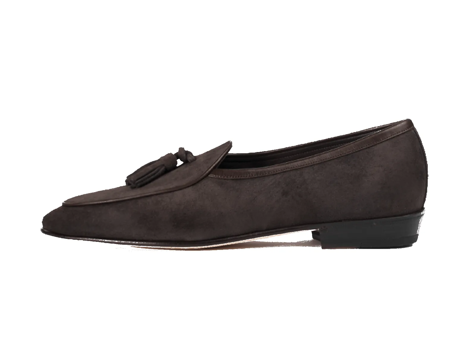 Sagan Classic Tassel Loafers in Bark Grey Asteria Suede sold by Baudoin & Lange product image thumbnail 2