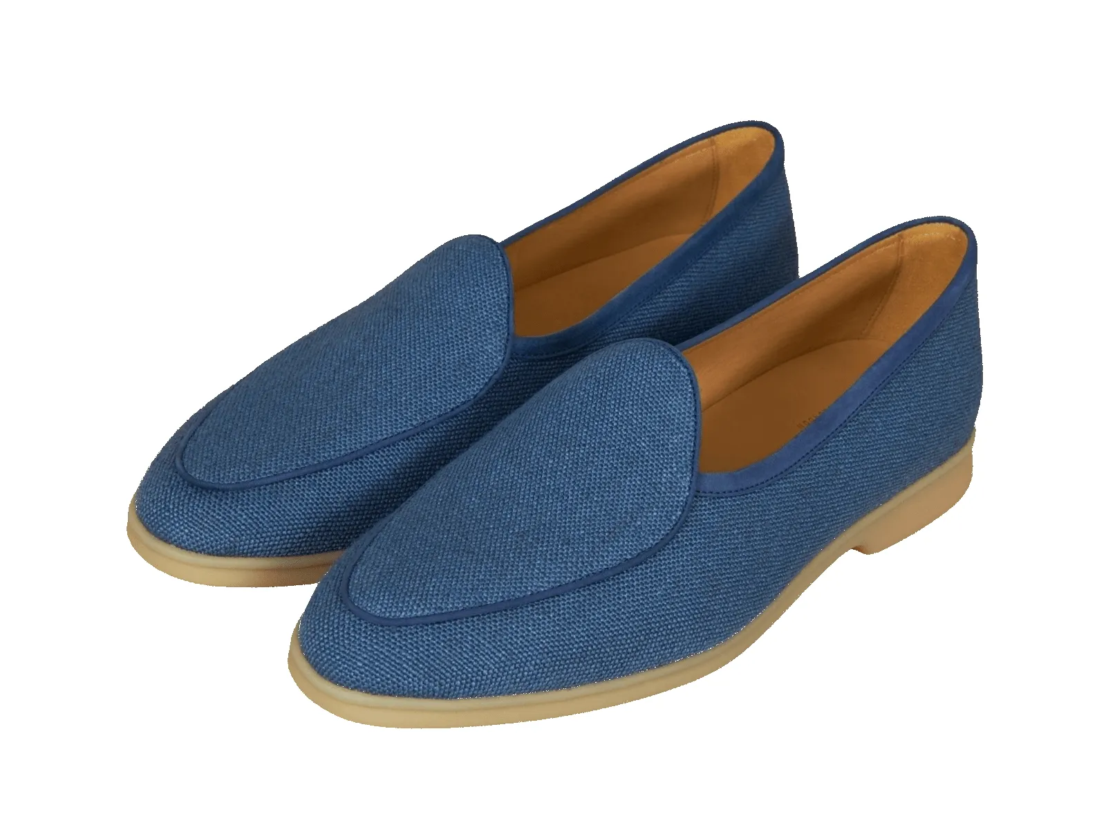 Stride Loafers in Bleu Celadon Merlinen sold by Baudoin & Lange
