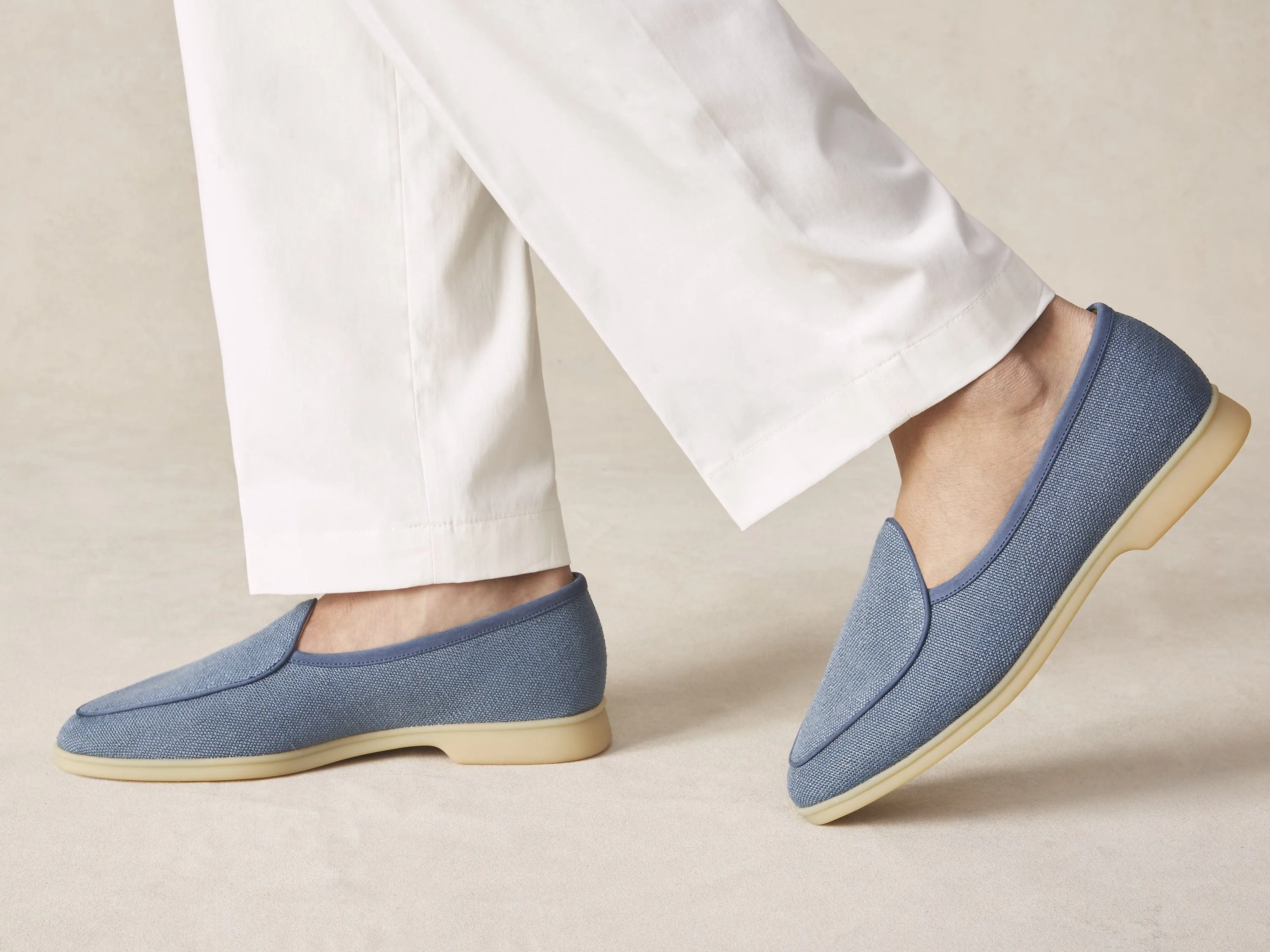 Stride Loafers in Bleu Celadon Merlinen sold by Baudoin & Lange product image thumbnail 2