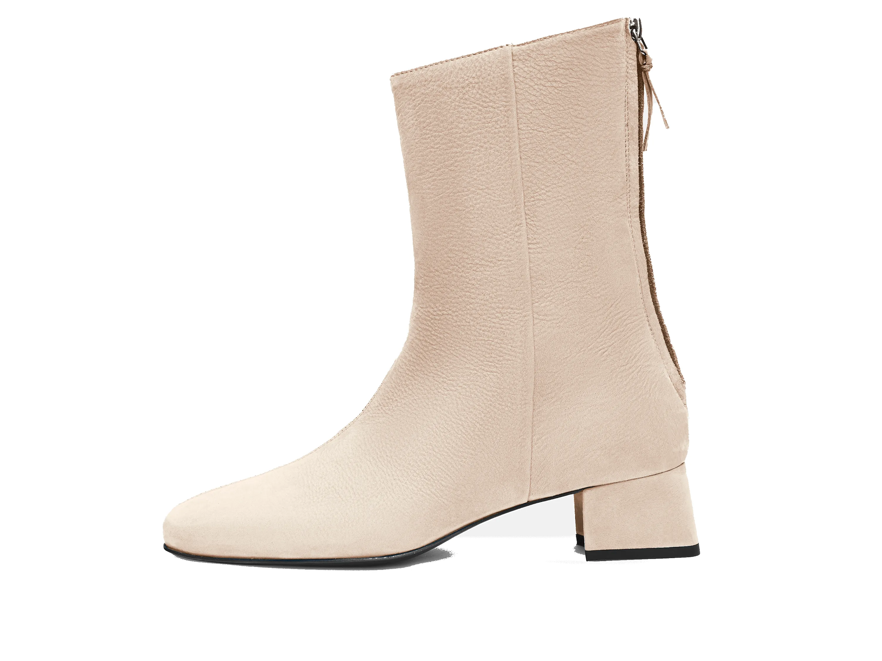 Debbie High Boots in Beige Nubuck sold by Baudoin & Lange product image thumbnail 5