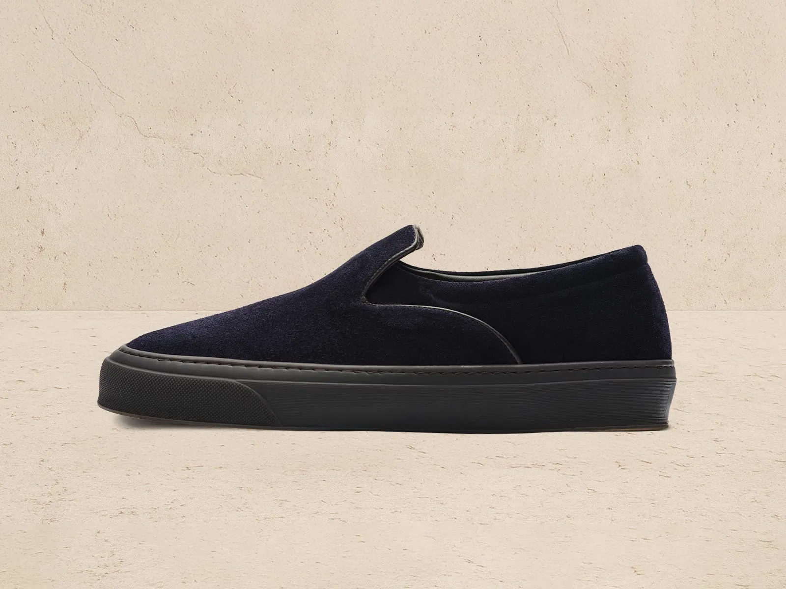 Shadow Limited Edition Beat Trainer in Midnight Suede sold by Baudoin & Lange