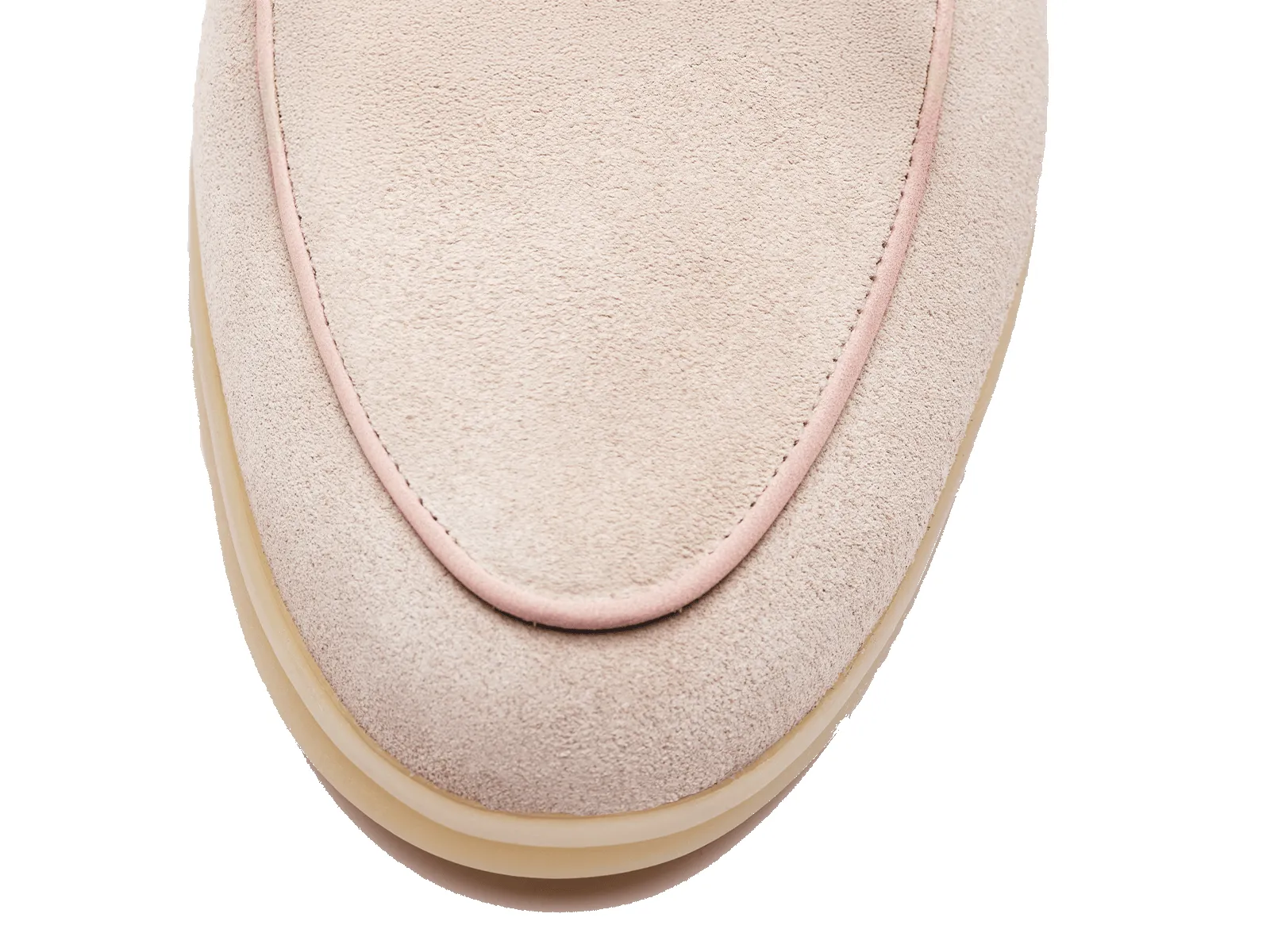 Stride Loafers in Argile Nude Suede Natural Sole sold by Baudoin & Lange product image thumbnail 4