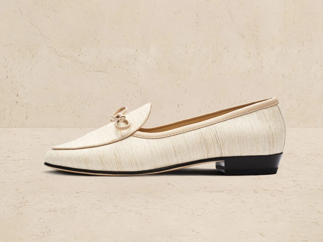 Sagan String in Natural Raw Silk made by Baudoin & Lange