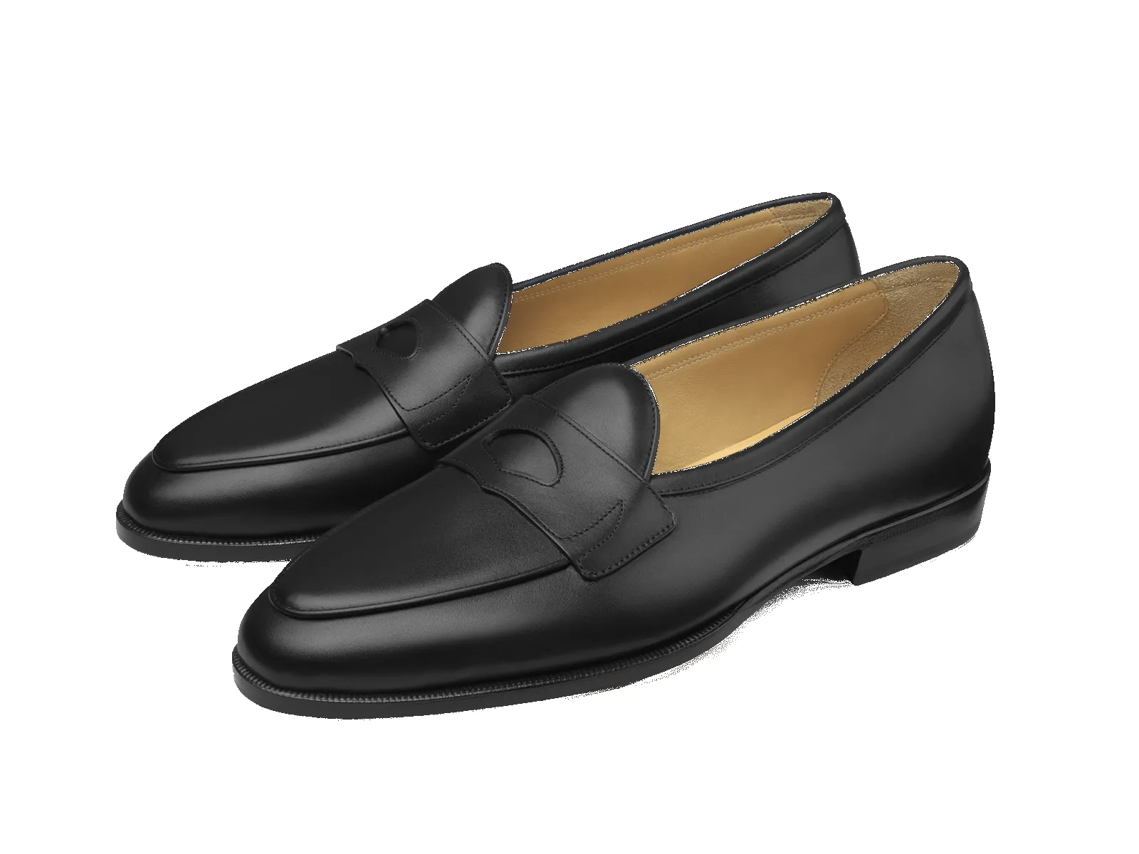 Grand Fleurus Penny Loafers in Black Noble Calf sold by Baudoin & Lange product image thumbnail 4