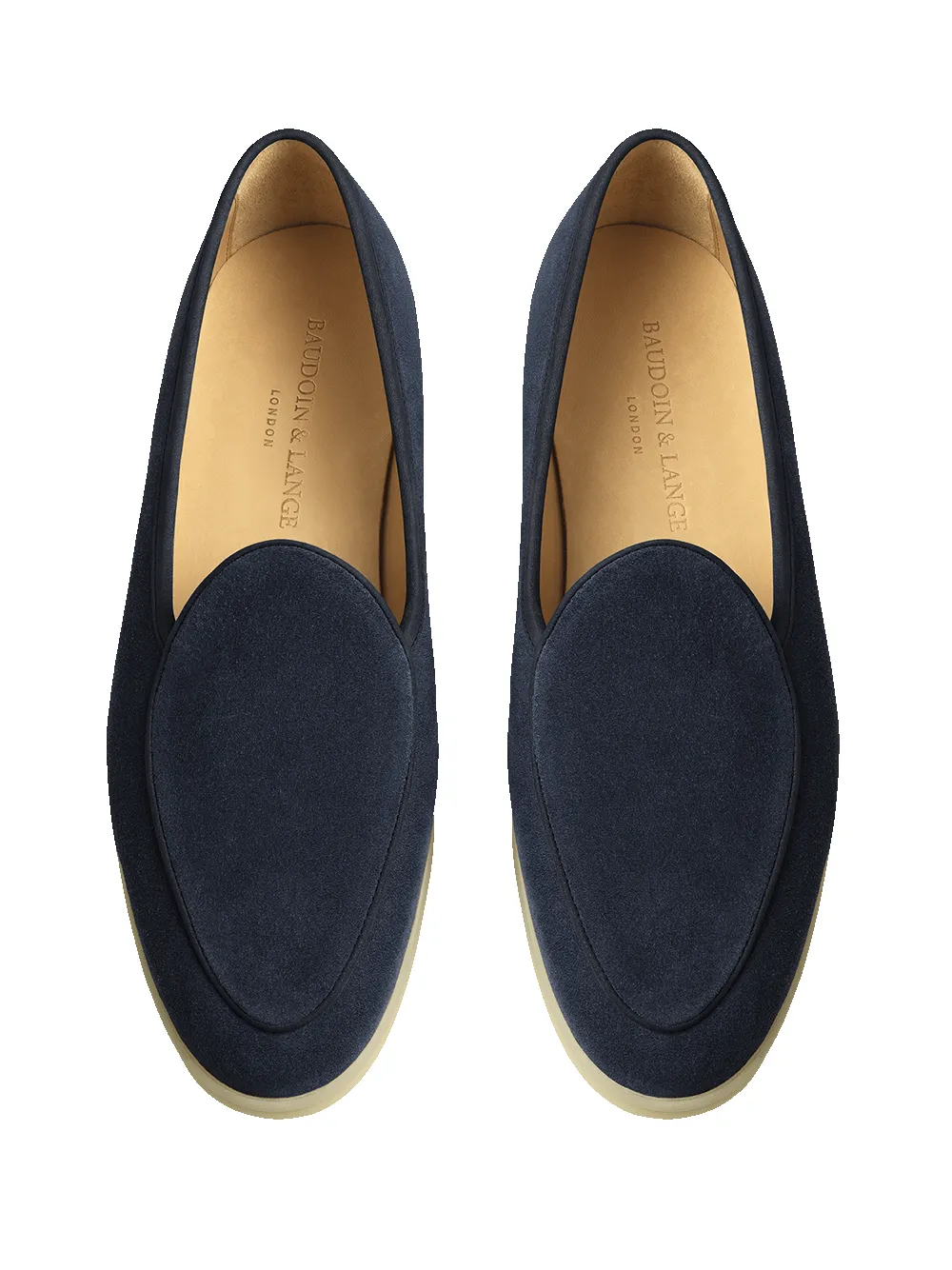 Stride Loafers in Orage Glove Suede Natural Sole sold by Baudoin & Lange product image thumbnail 5