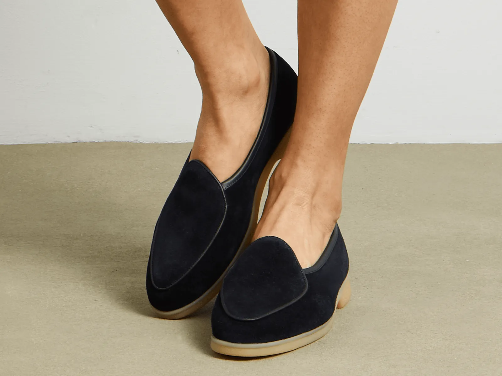 Stride Loafers in Orage Glove Suede Natural Sole sold by Baudoin & Lange product image thumbnail 2