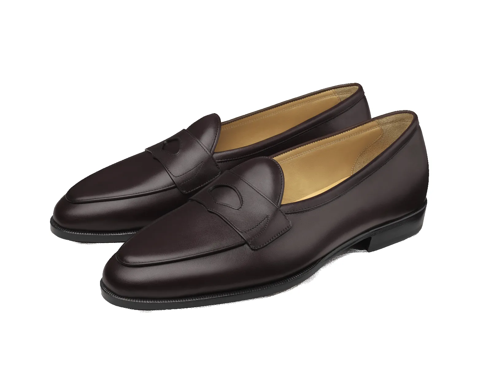 Grand Fleurus Penny Loafers in Oxblood Noble Calf sold by Baudoin & Lange product image thumbnail 4
