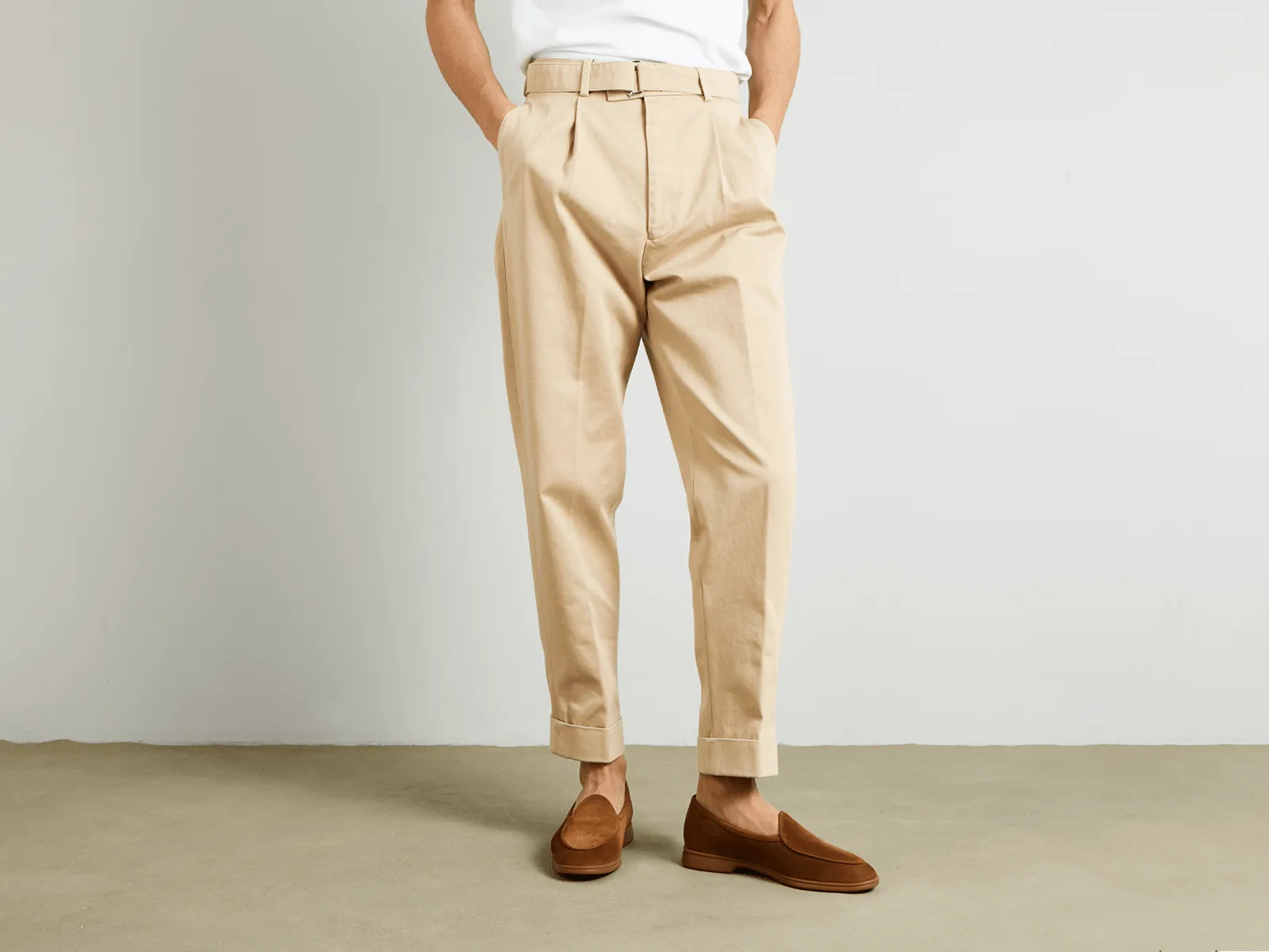 Stride Loafers in Earth Glove Suede Caramel Sole sold by Baudoin & Lange product image thumbnail 5
