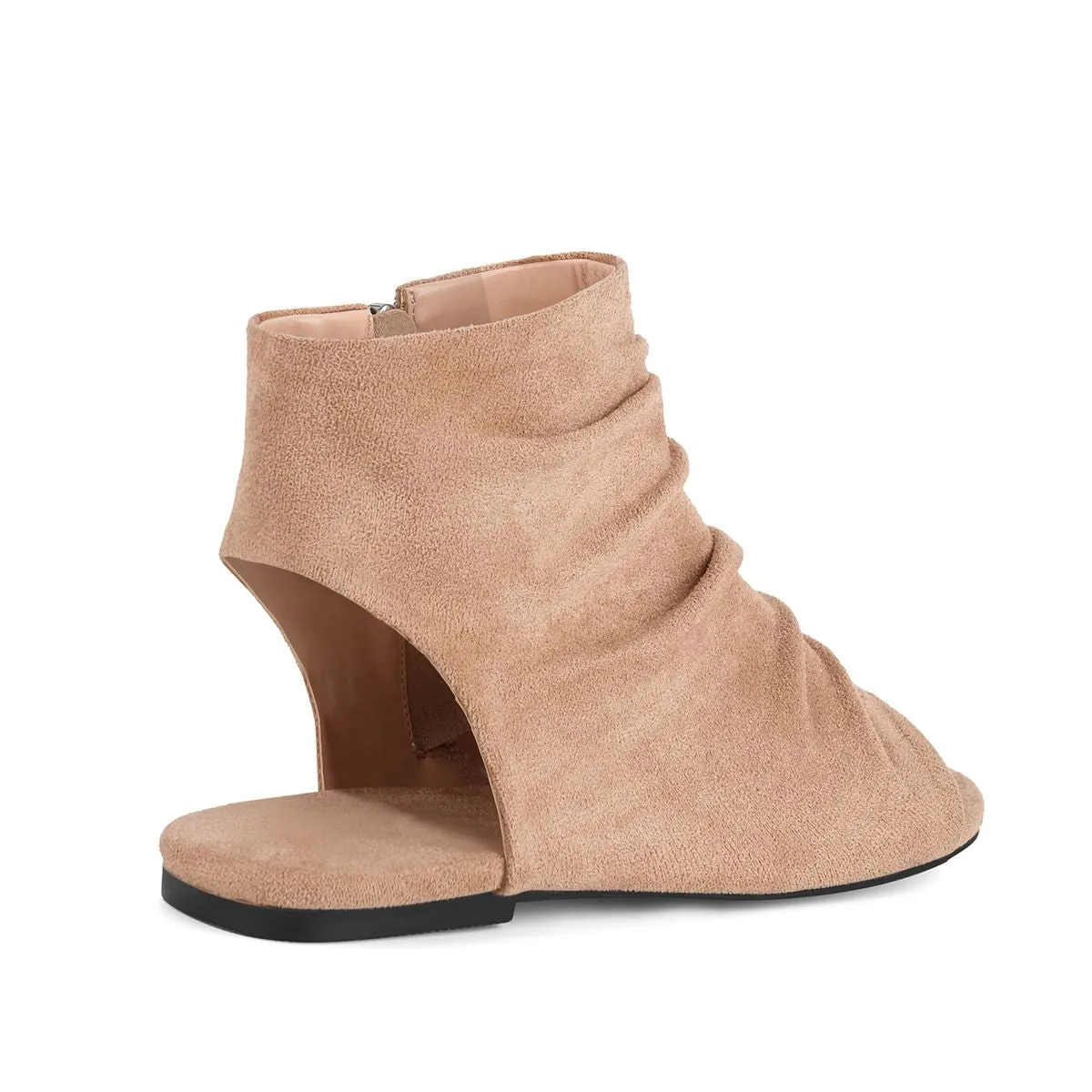 Suede Open Toe Slingback Flats sold by Miss Heel product image thumbnail 3