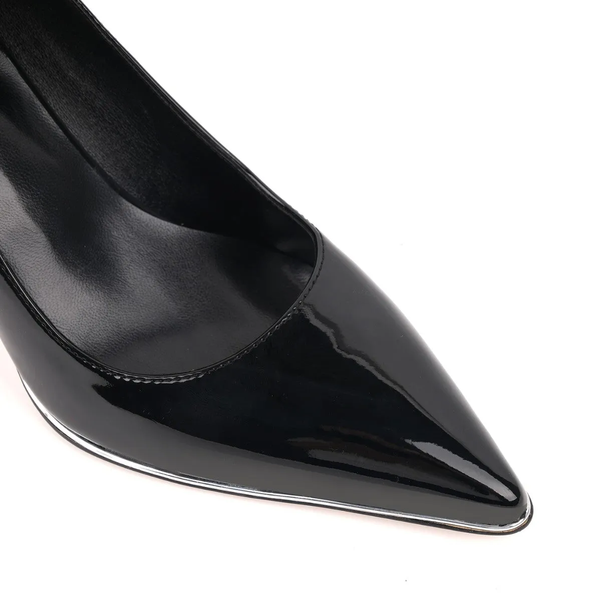 Pointed Toe Patent Leather Stiletto Pumps sold by Miss Heel product image thumbnail 3