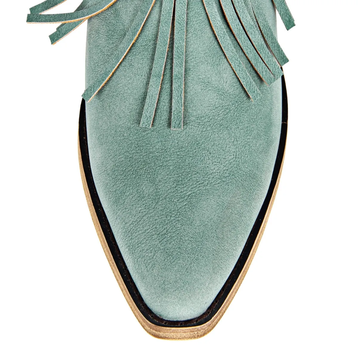 Double-layered Fringe Knee High Western Boots sold by Miss Heel product image thumbnail 3