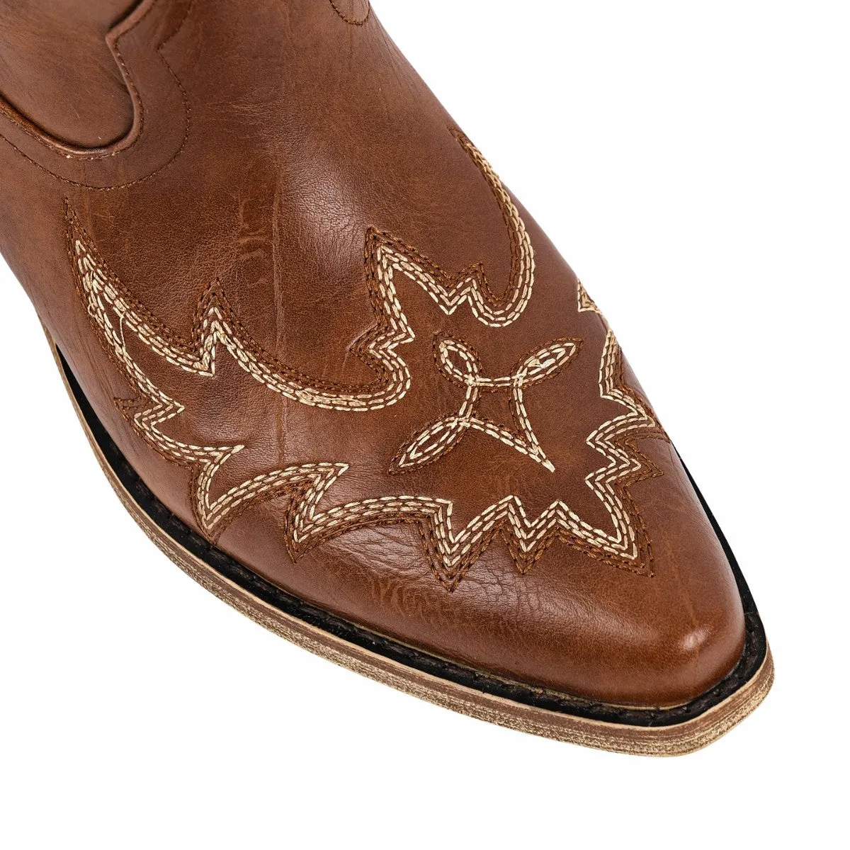 Fringe Embroidery Knee High Western Boots sold by Miss Heel product image thumbnail 3
