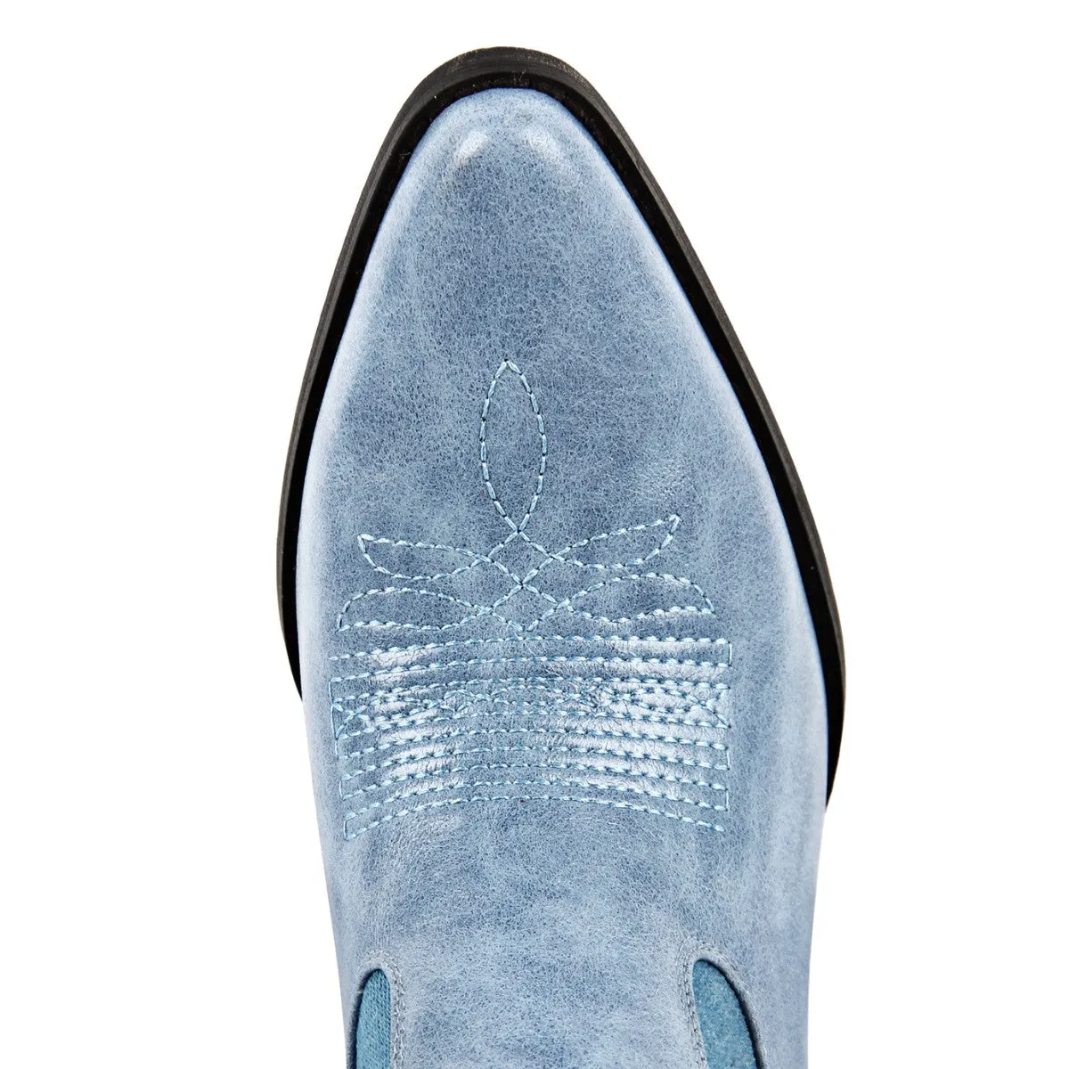 Pointed Toe Embroidery Knee High Western Boots sold by Miss Heel product image thumbnail 4