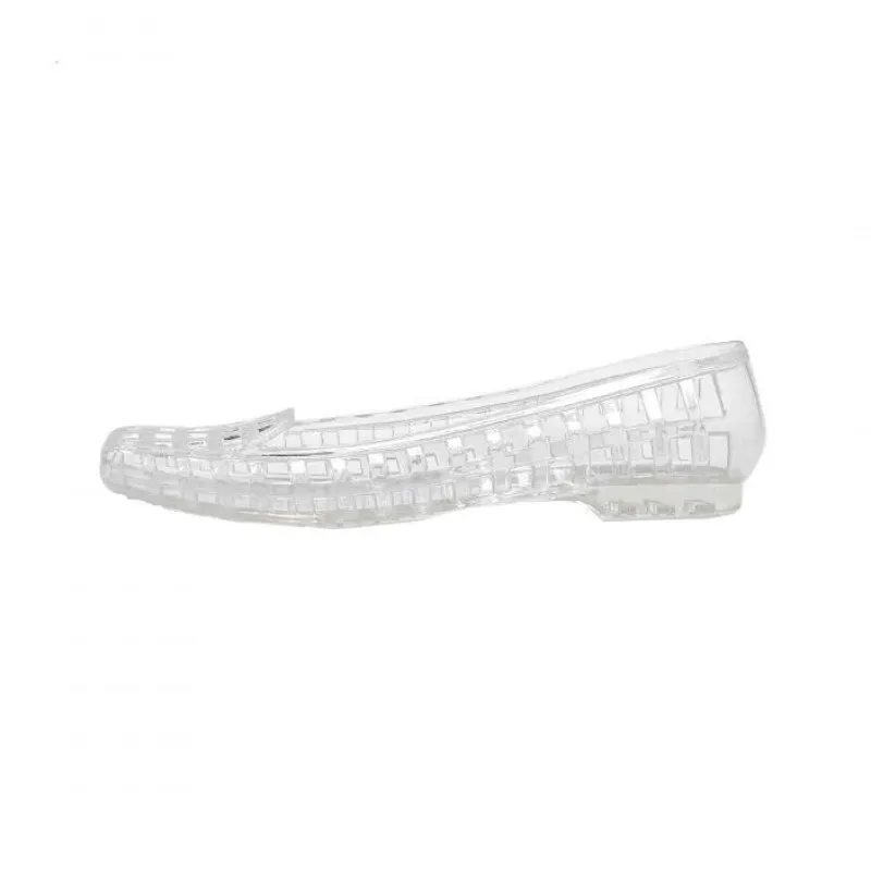 Square Toe Jelly Hollow Flats sold by Miss Heel