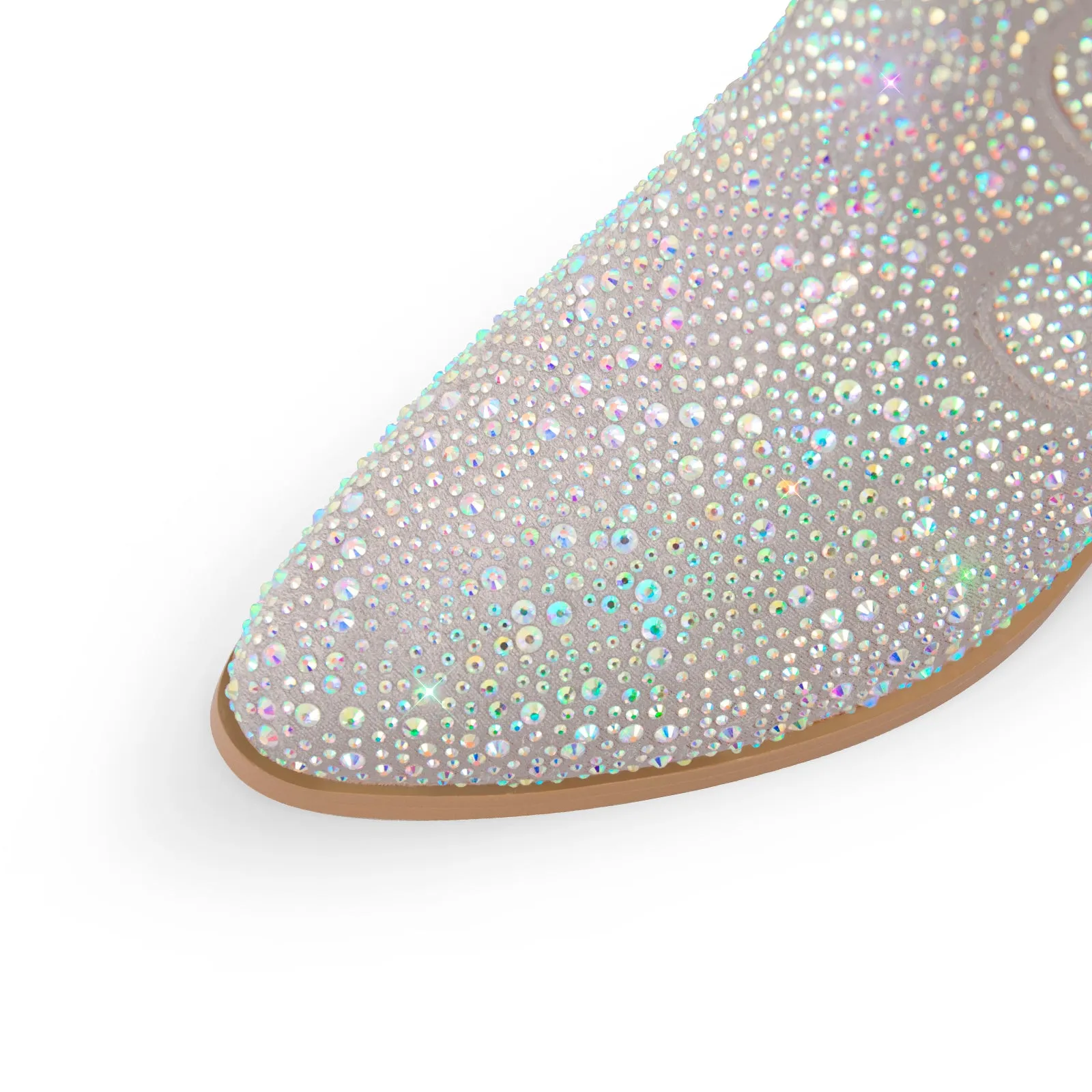 Rhinestone Mid-calf Western Boots sold by Miss Heel product image thumbnail 3