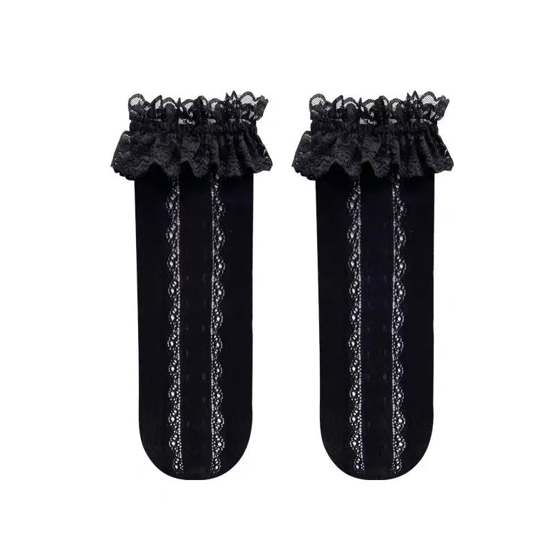 Lace Hollow Socks sold by Miss Heel